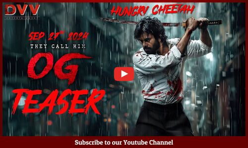 Hungry Cheetah - OG Movie Teaser | Pawan Kalyan | Sujeeth | Priyanka Mohan | #TheyCallHimOG