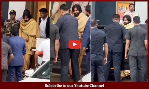 ముంబై లో పవన్ కళ్యాణ్  రేంజ్ వేరే లెవల్🔥: Deputy CM Pawan Kalyan Reached Mumbai Spotted @ Airport