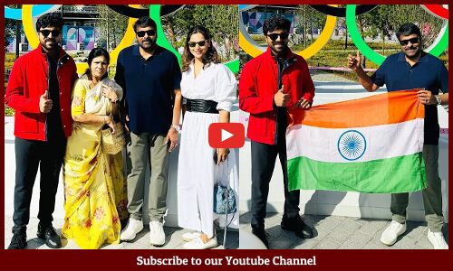 Megastar Chiranjeevi & Ram Charan and Upasana,Surekha Visuals With PV Sindhu at Paris Olympics 2024