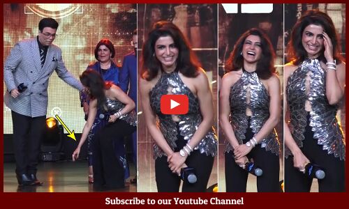 Samantha Touches Karan Johar Feet @ Prime Video Upcoming Announcements | Citadel Honey Bunny