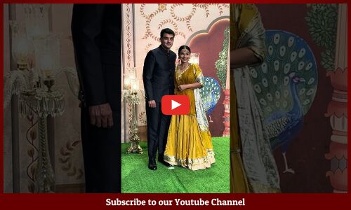 Vidya Balan & Siddarth Roy Kapur At Blessings Ceremony Of Anant & Radhika Ambani #ytshots #shots