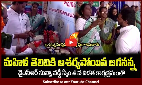 మహిళ తెలివికి చూసి మెచ్చుకున్న జగనన్న🙏CM YS Jagan Depositing YSR Sunna Vaddi Scheme Money