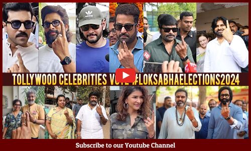 Tollywood Celebrities Casted His Vote @ Lok Sabha Elections 2024 | NTR | Ram Charan | Allu Arjun