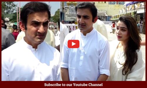 Indian Former Cricketer Gautam Gambhir Visuals @ Tirumala | @TupakiOfficial