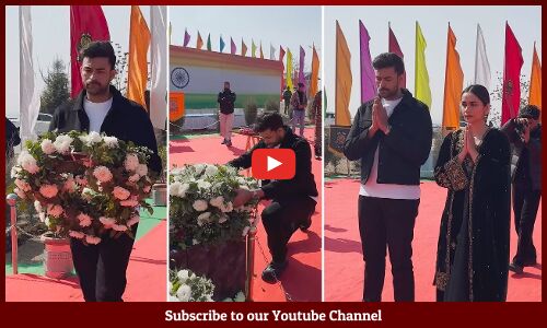 Varun Tej & Manushi Chillar Paid their Respects at Pulwama Memorial Site | Operation Valentine