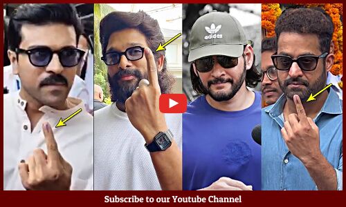 Allu Arjun, NTR, Ram Charan and Mahesh Babu Casts Their Vote In Hyderabad | Lok Sabha Elections 2024