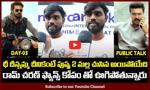 Allu Arjun Fan about Game Changer Movie | Game Changer Public Talk | Day 3 | Tupaki