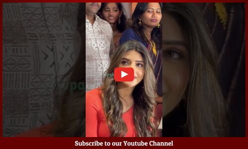 Actress #Sreeleela At Event In Hyderabad #gunturkaaram #ytshorts #shots #trending