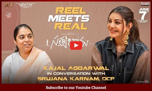 Kajal Aggarwal Conversation With DCP Srujana Karnam | Satyabhama Movie | Reel Cop Meets The Real Cop