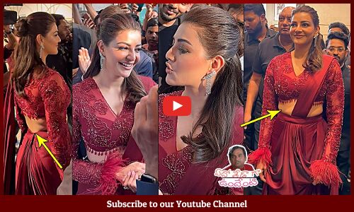Kajal Aggarwal Stunning Looks in Red Dress @ Kalki Fashion Store  Launches in Hyderabad | Tupaki