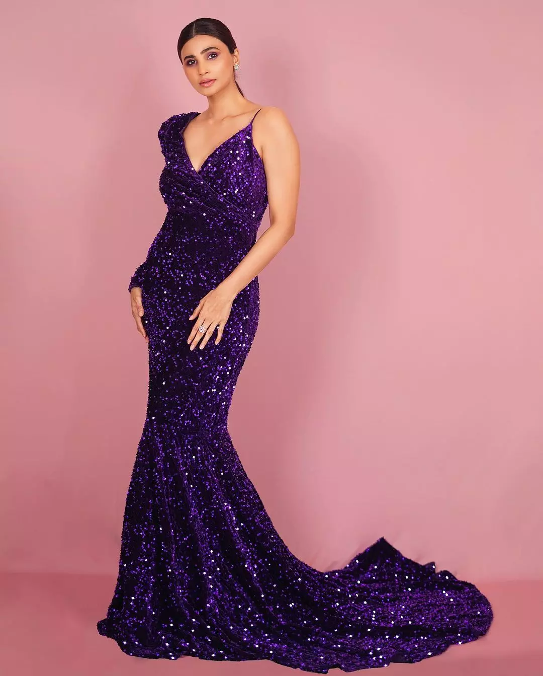 Daisy Shahs Glittering Strapless Sequin Prom Dress Make Heads Turn