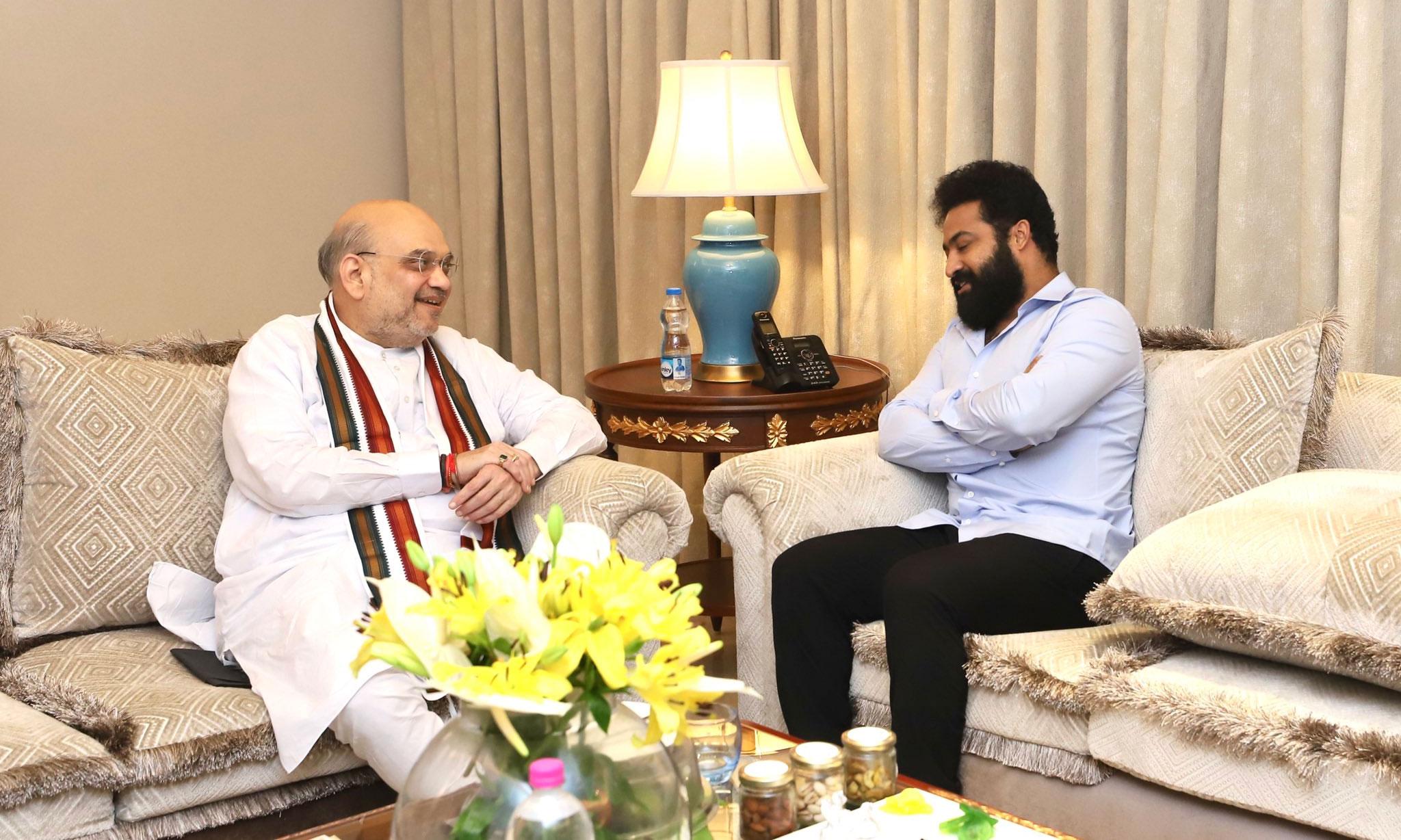 జనసేనతో పొత్తు వేళ... మరోసారి అమిత్ షా-ఎన్టీఆర్ భేటీ!? | NTR To Meet ...