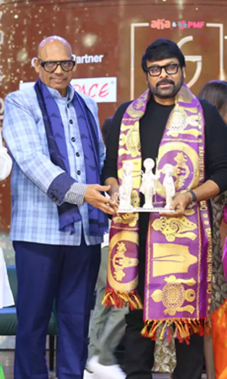 Chiranjeevi Shines at South India Film Festival Set 2
