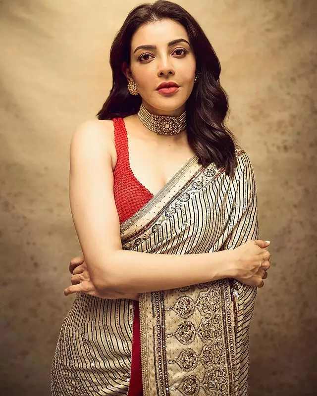 Kajal Aggarwal Captures Attention in This Look