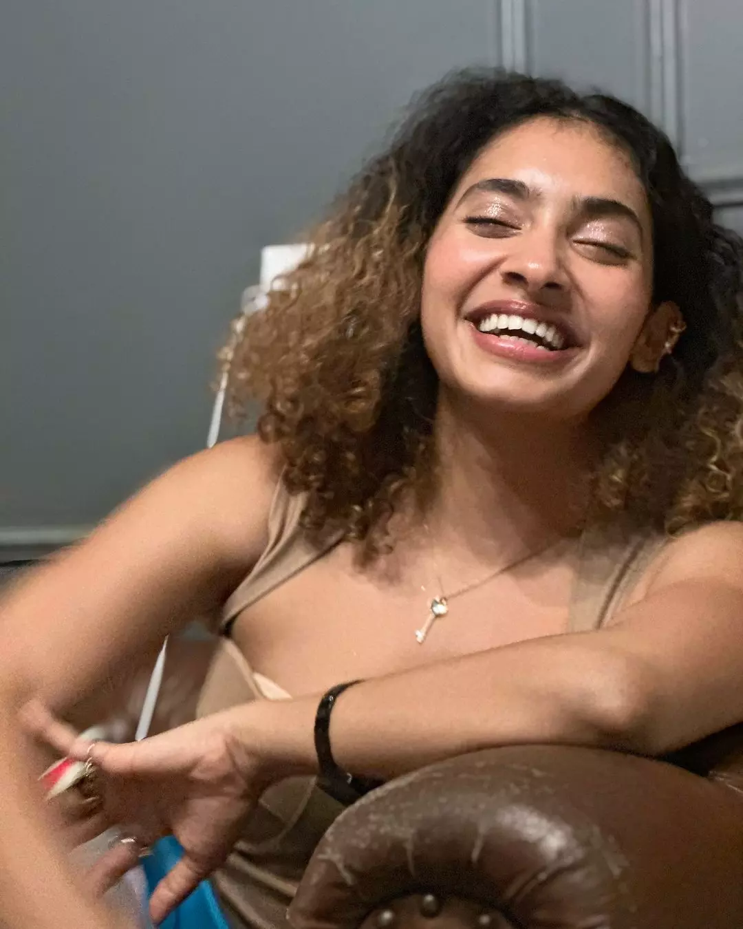 Gnaneswari Kandregula Commands Elegance in This Dress Gnaneswari Kandregula Commands Elegance in This Dress