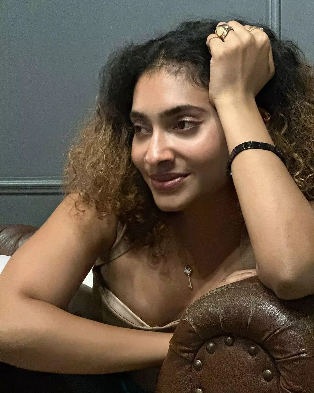 Gnaneswari Kandregula Commands Elegance in This Dress Gnaneswari Kandregula Commands Elegance in This Dress