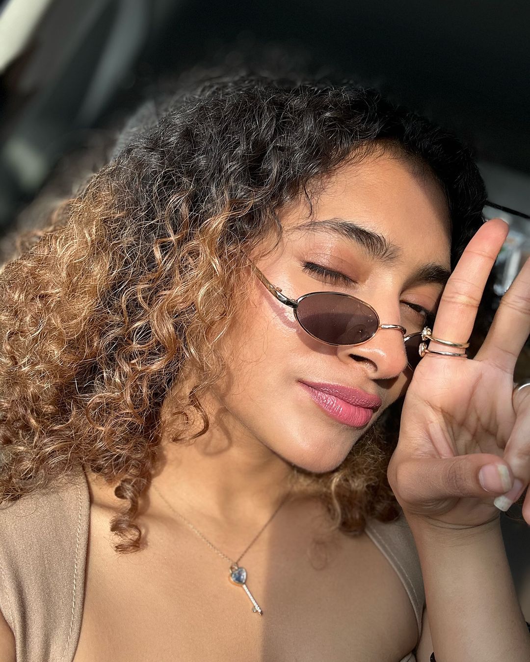 Gnaneswari Kandregula Commands Elegance in This Dress Gnaneswari Kandregula Commands Elegance in This Dress