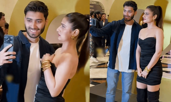 సెల్ఫీ కోసం అభిమాని.. న‌టి ఓవ‌రాక్ష‌న్!