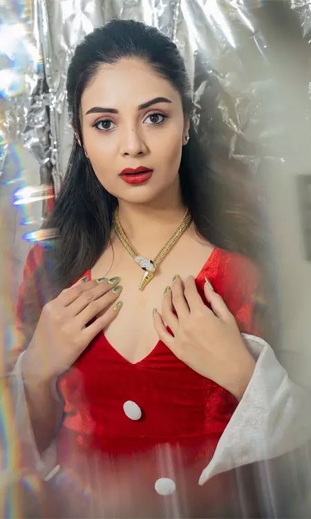 Sreemukhis Sparkling Fashion Moment