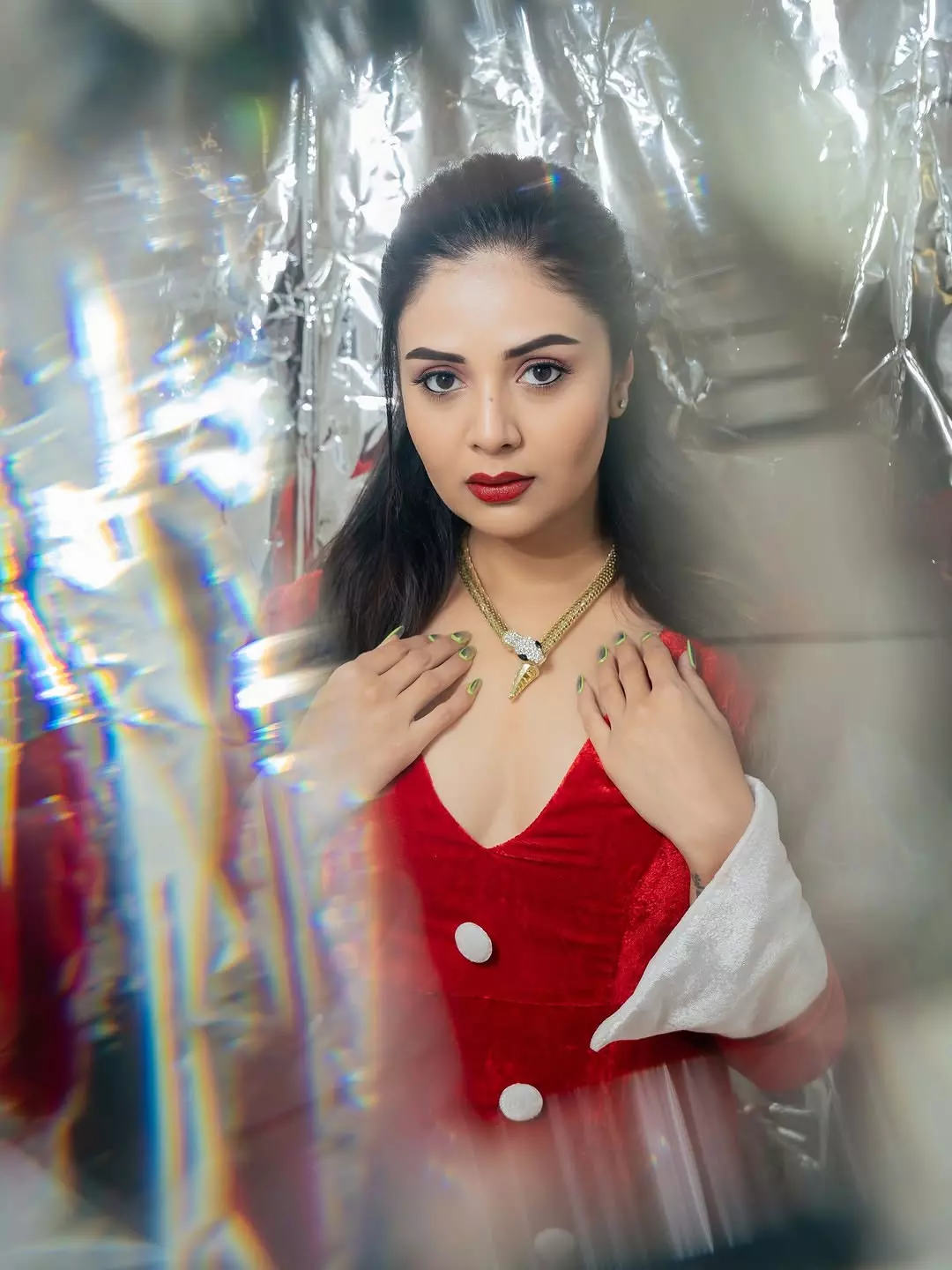 Sreemukhis Sparkling Fashion Moment