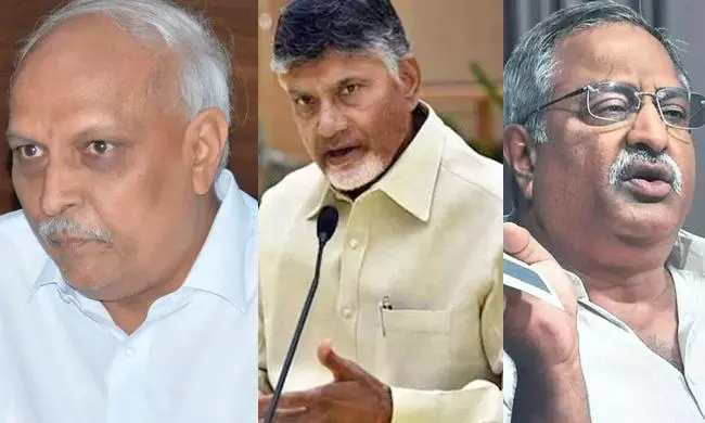 ఎప్పుడూ రిటైర్డ్ ఐఏఎస్, ఐపీఎస్‌లతోనే తంటా! నాడు ఐవీఆర్, నేడు ఏబీవీ