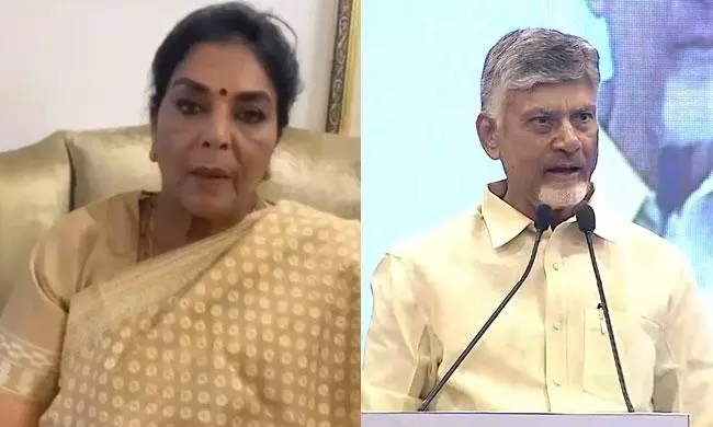 బాబు గ్రాఫ్ పడిపోయింది...రేణుకమ్మ  సంచలన సర్వే
