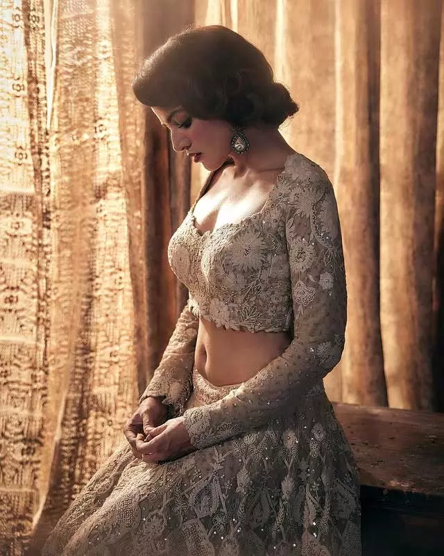 Wamiqa Gabbi Channels Vintage Royalty in Ethereal Ensemble