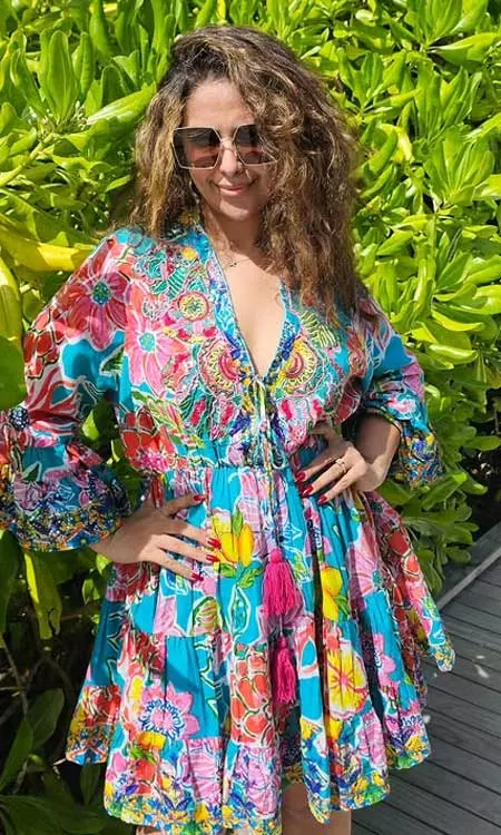 Tropical Bloom: Avika Gor’s Vibrant Vacation Vibes