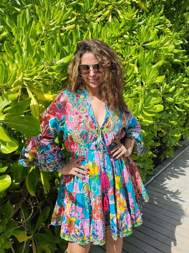 Tropical Bloom: Avika Gor’s Vibrant Vacation Vibes