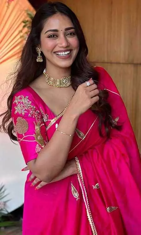 Nivetha Pethuraj�s Saree Clicks: Elegance Draped in Grace