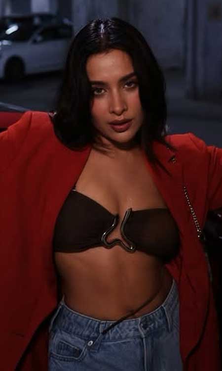 Sara Gurpal Turns Up the Style in Red Jacket