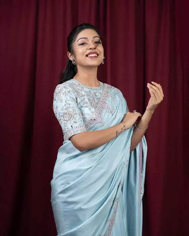 Varsha Bollamma Crosses Saripoda Shanivaram With Saree Kadadam Guruvaaram