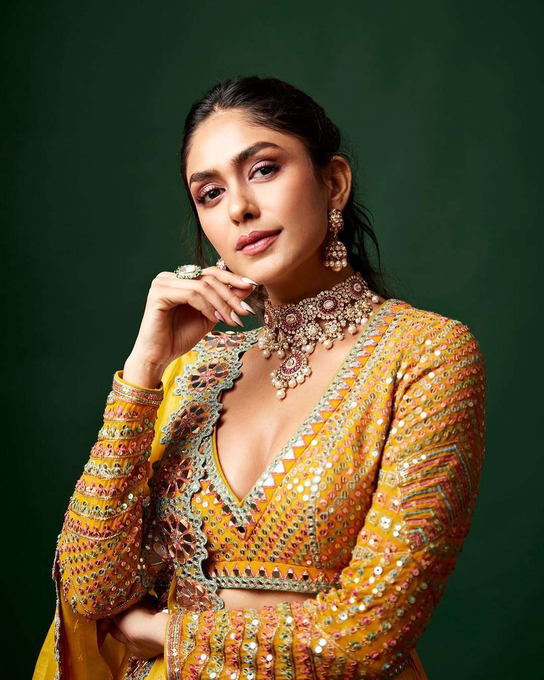 Mrunal Thakur’s Classy Black Dress Look Goes Viral