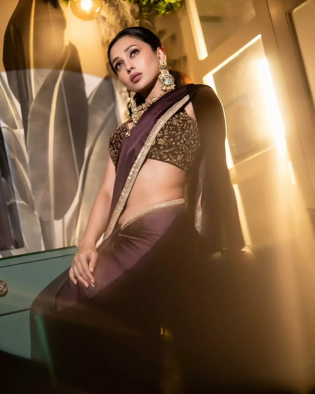 Mimi Chakraborty Slays in a Mesmerizing Blue Ensemble