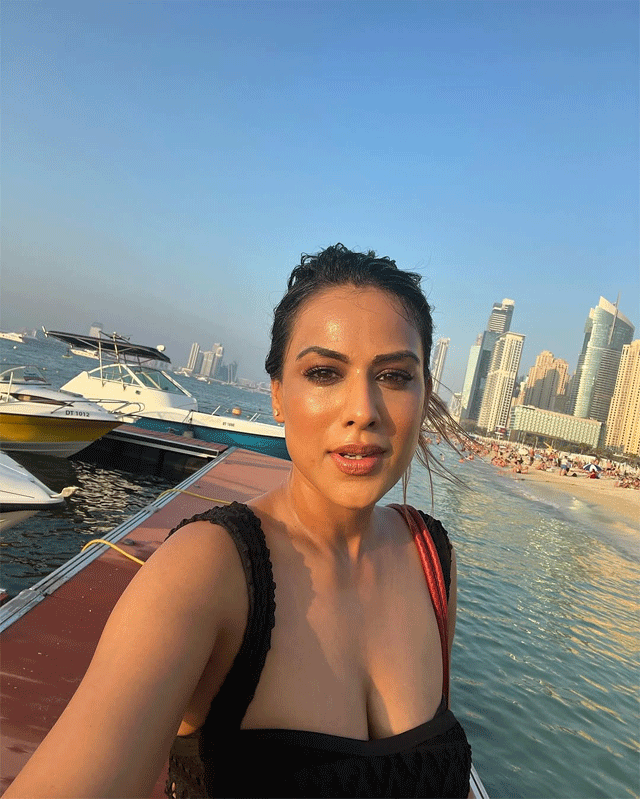 Nia Sharma’s Blue Beach Look Sets Instagram on Fire