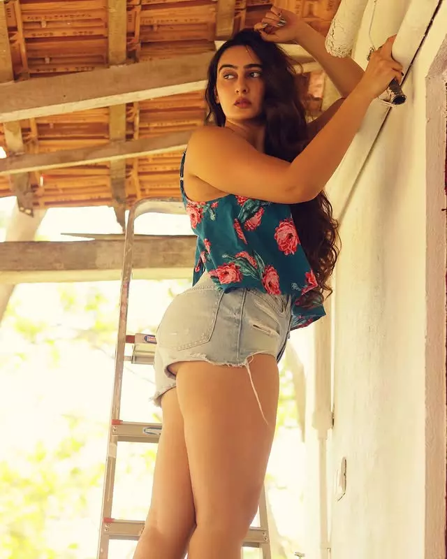 Megha Shuklas beauty in bloom, surrounded by nature�s promise Megha Shuklas beauty in bloom, surrounded by nature�s promise