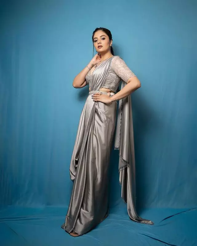 Sreemukhi’s dress ideas are pure magic