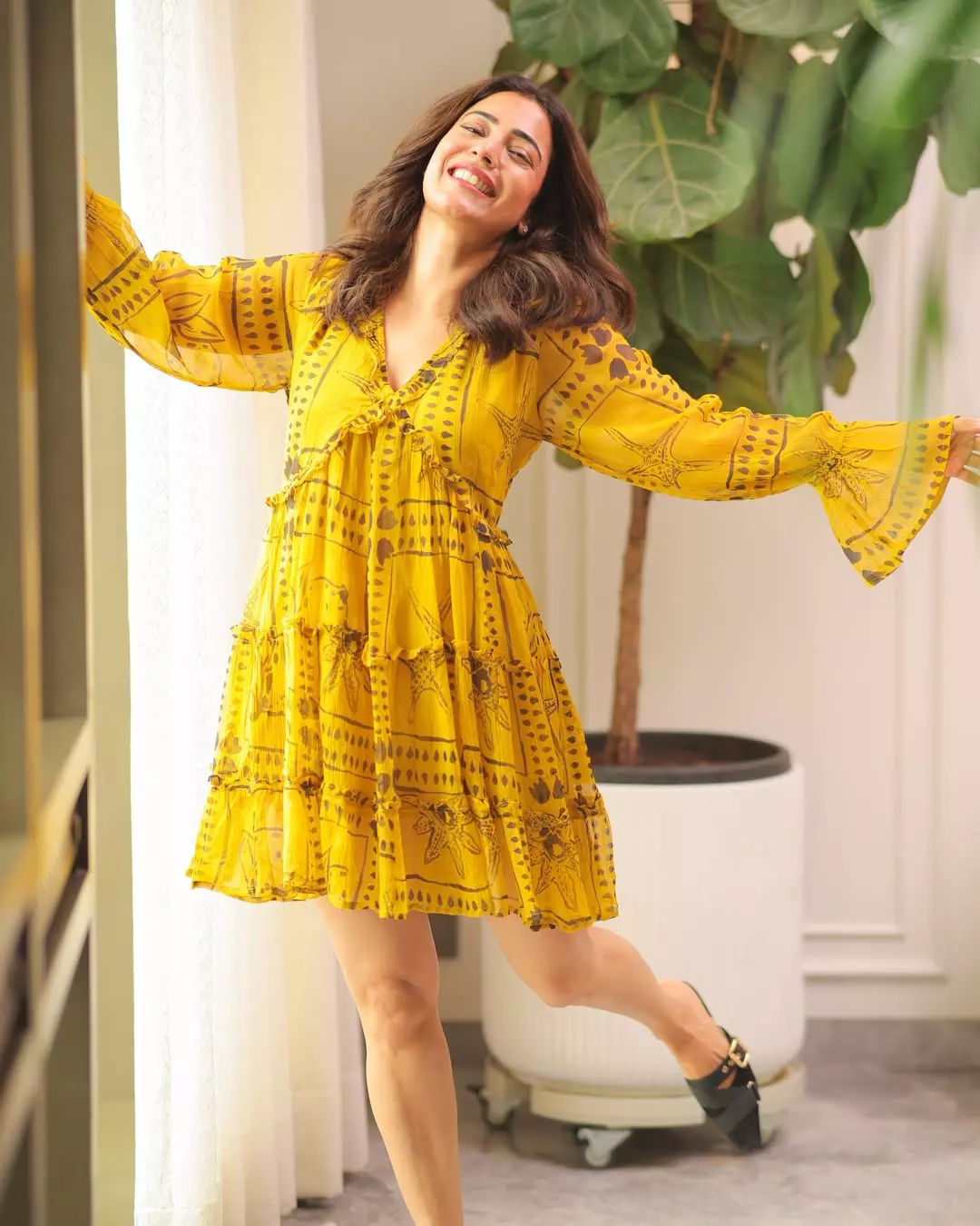 Nisha Aggarwal Flows Pretty In Yellow