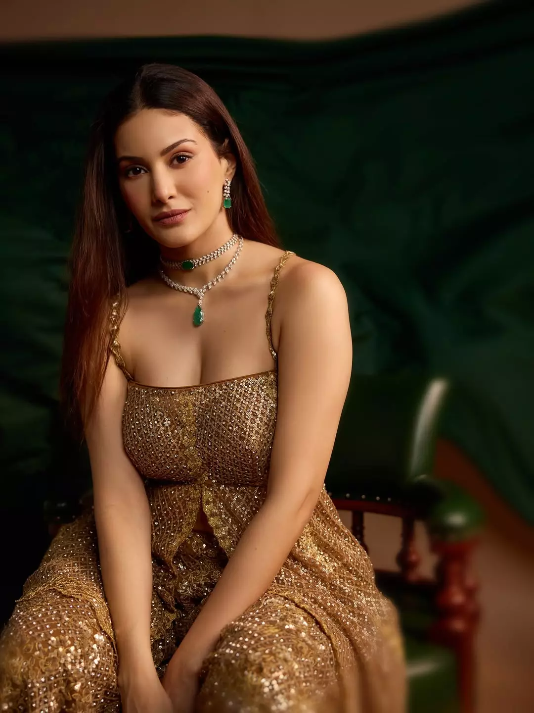 Amyra Dastur Glows in Gold for Trawed Magazine