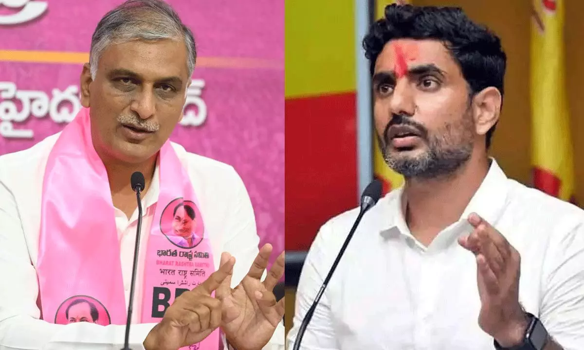 కాళేశ్వరం - బనకచర్ల వివాదం: లోకేష్ vs హరీష్ రావు  నీటి ఫైట్