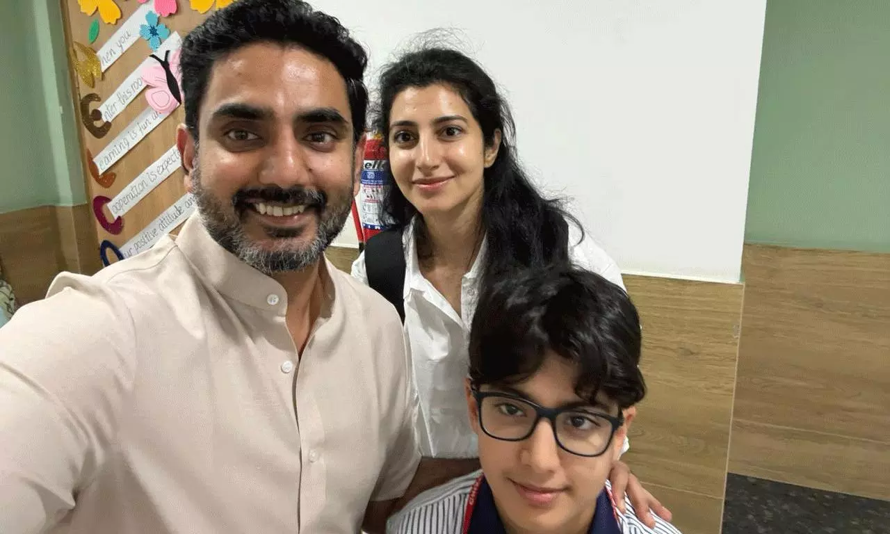 నారా లోకేష్..  ఒక ఫ్యామిలీ మ్యాన్.. మంచి తండ్రి కూడా..