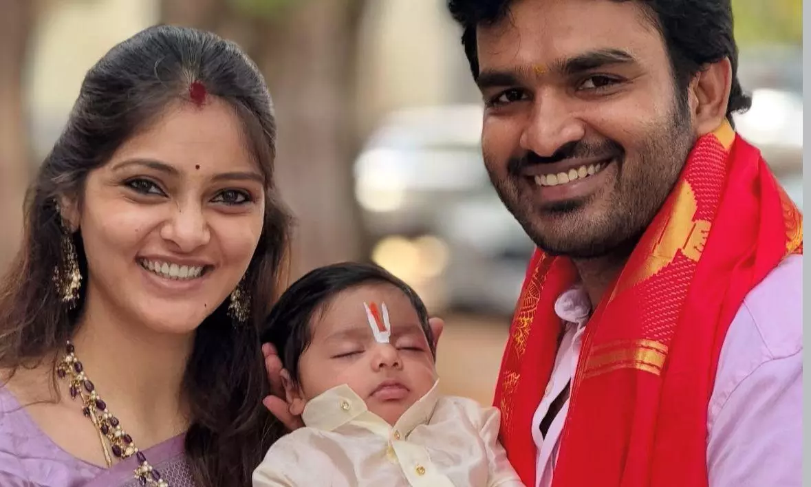 తిరుమలలో ఘనంగా కిరణ్ అబ్బవరం కొడుకు నామకరణం.. ఏం పేరు పెట్టారంటే?