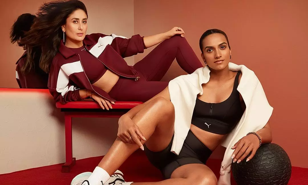 Kareena Kapoor Glamorous Gym Look with PV Sindhu