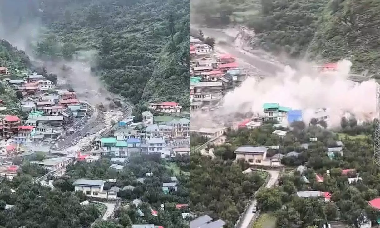 క్లౌడ్ బరెస్ట్ : ఉత్తరాఖండ్ లో వినాశనం.. వైరల్ వీడియో