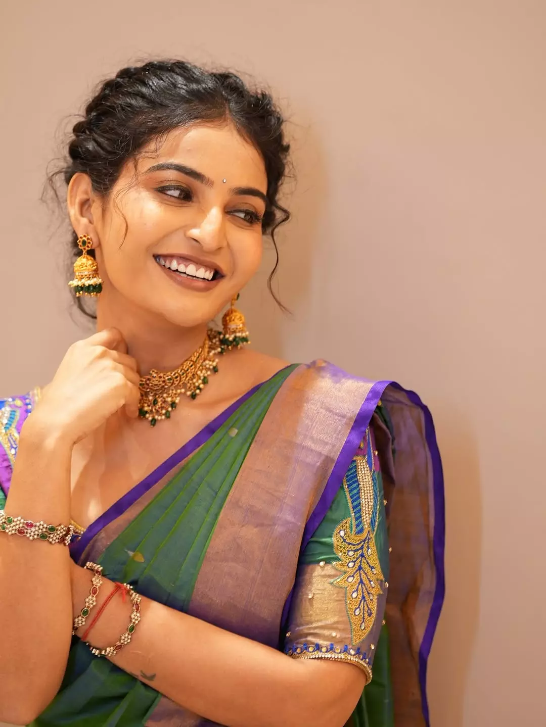 Ananya Nagalla Slays Traditional Look on Friday Ananya Nagalla Slays Traditional Look on Friday