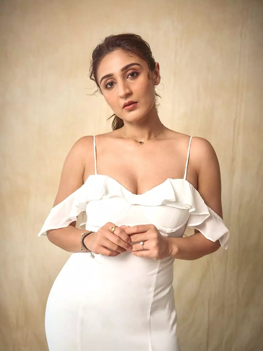 Dhvani Bhanushali Radiates Elegance in White