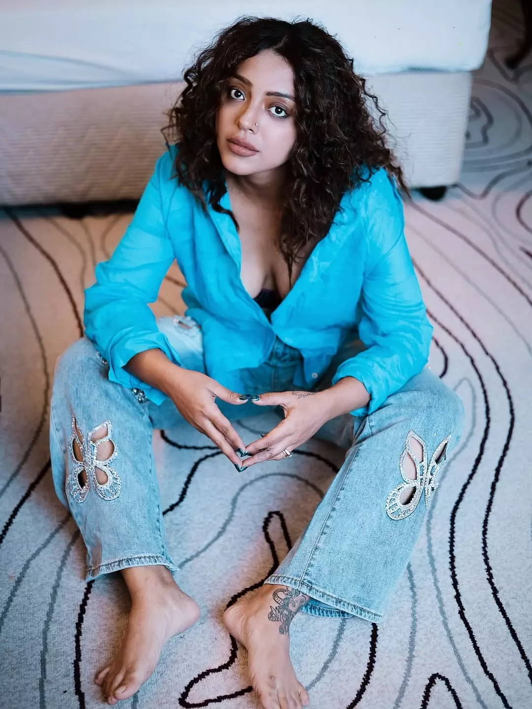 Deviyani Feels Blissful In Casual Wear