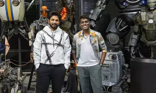 అబుదాబిలో ఐకాన్ స్టార్ యాక్ష‌న్