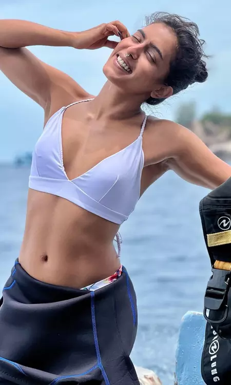 Samyuktha Hegde Radiates Joy in Her Dive Adventure Photo Clicks