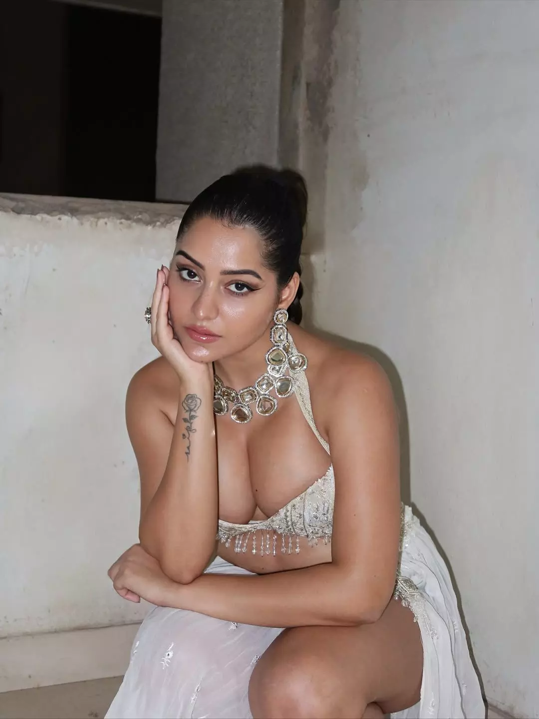 Simran Kaur Ethereal Whispers in White